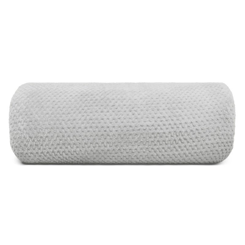 manta flannel pollo still cinza