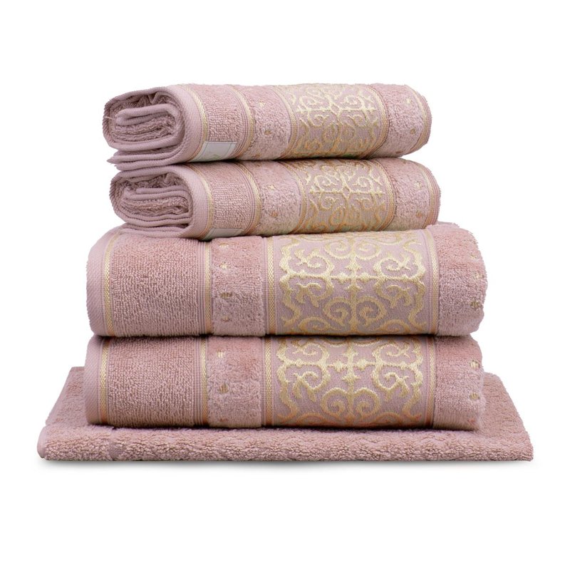 jogo de toalha la vie 5pc rosemisty