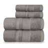 jogo de toalhas master 4 pecas cinza dove