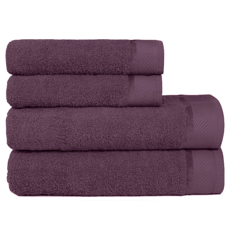 banho jogos de toalhas jogo toalhas banho 4 pecas eleganz 100 algodao purpura