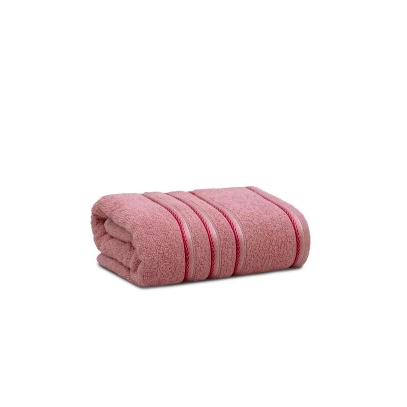 toalha de rosto classic rosa mistico