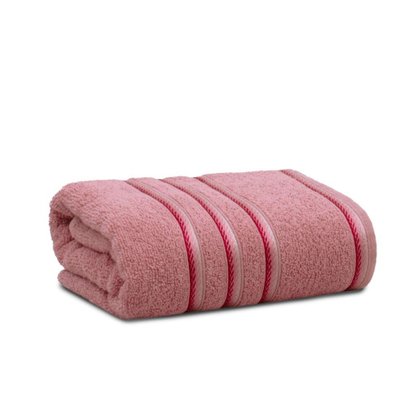 toalha de banho classic rosa mistico