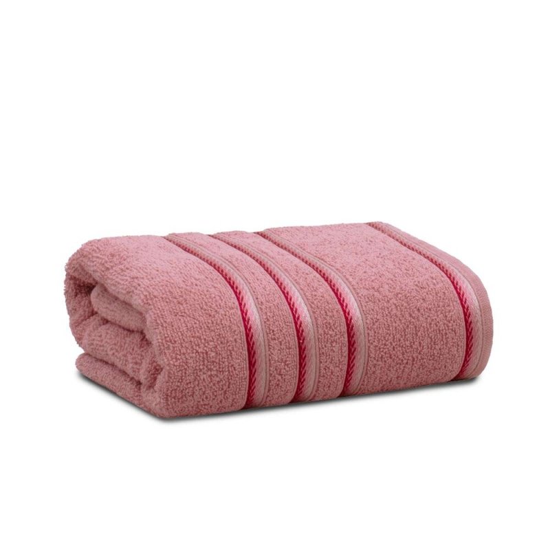 toalha de banho classic rosa mistico