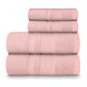 jogo de toalhas master 4 pecas rosa cravo com sombra menos contraste