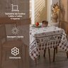 toalha de mesa impermeavel super lima appel home cafe 4 lugares