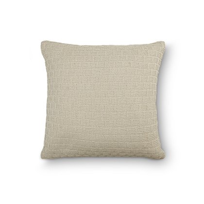 capa de almofada tricot natural