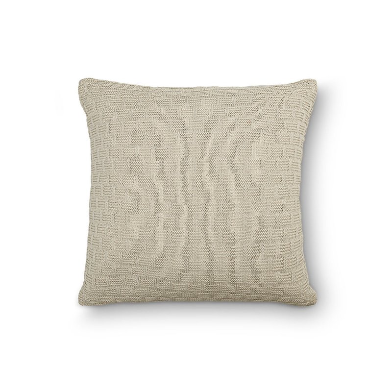 capa de almofada tricot natural