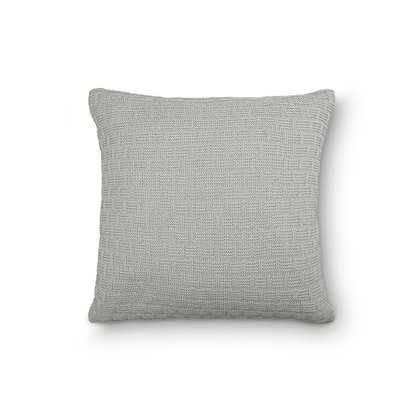 capa de almofada tricot prata