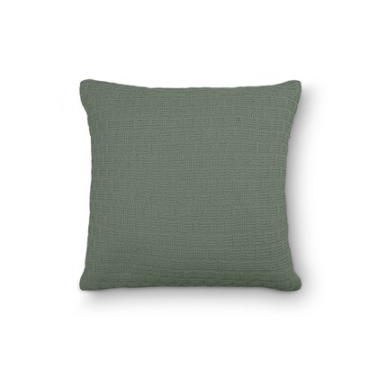 capa de almofada tricot verde salvia