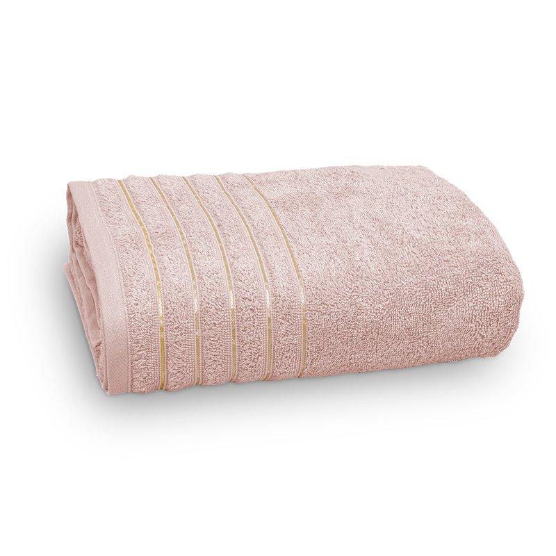 toalha golden still banho rosa gloss
