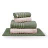 toalha golden still jogo 5pcs verde bandeira rosa gloss