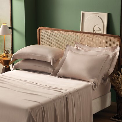 jogo de cama bambu ambiente rosa soft