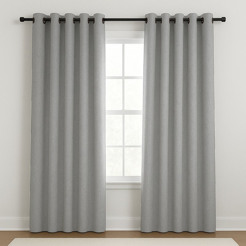 cortina para quarto blackout cinza alabama