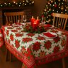 toalha de mesa natalina branca