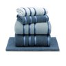toalha classic jogos 5pcs still indigo azul claro