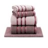toalha classic jogos 5pcs still orquidea mist rosa gelado