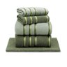 toalha classic jogos 5pcs still verde bandeira verde ervas