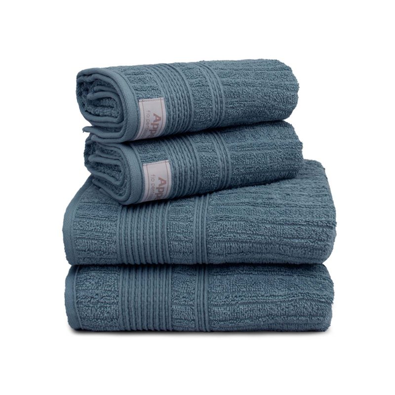 toalha sonata azul infinity jogo 4pcs