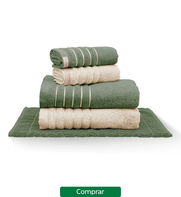 jogo de toalha de banho 5 pecas golden