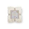 manta blanket fluffy detalhes embalagem off white