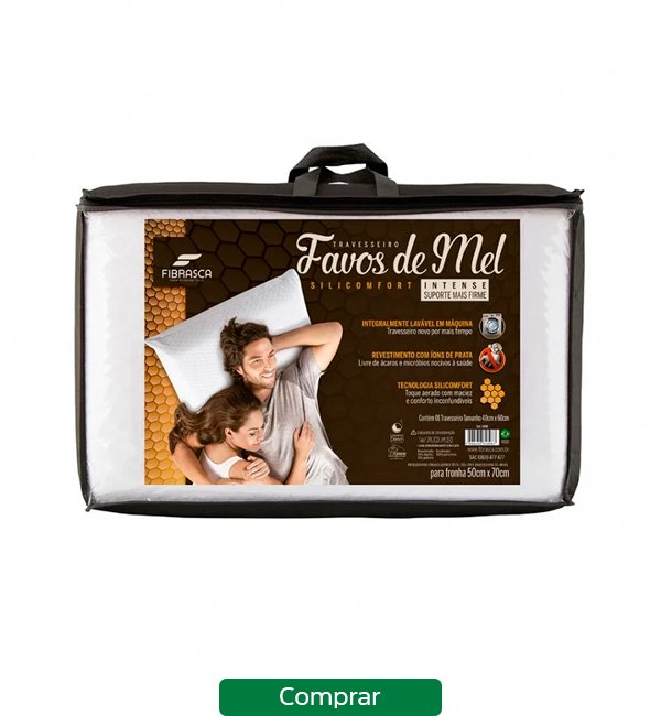 travesseiro favos de mel