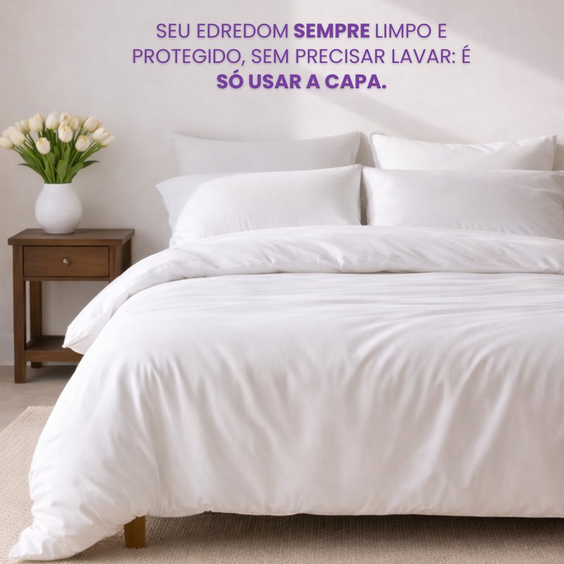 capa de edredom duvet algodao 200 fios 7