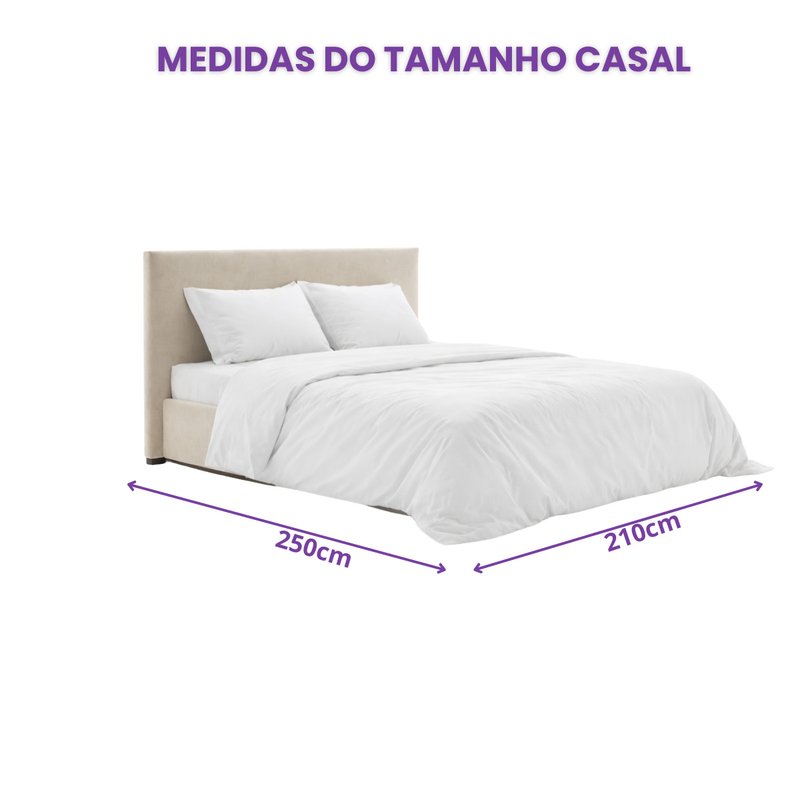 capa de edredom duvet algodao 200 fios casal