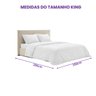 capa de edredom duvet algodao 200 fios king