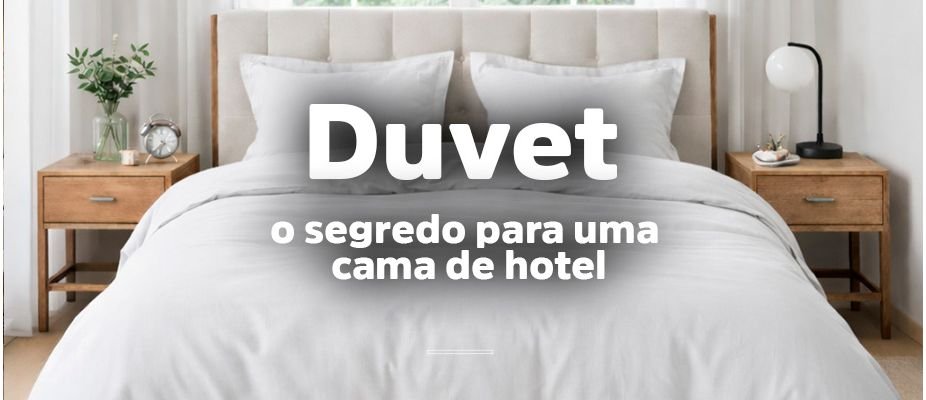 Capa de Edredom Duvet 200 Fios Algodão: Conforto de Hotel | Loja Alabama