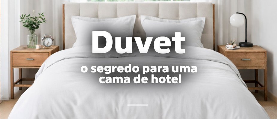 Capa de Edredom Duvet 200 Fios Algodão: Conforto de Hotel | Loja Alabama