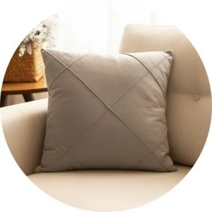 capa de almofada tecido suede 45x45