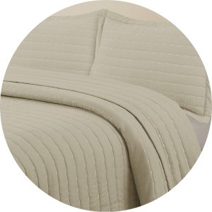 kit colcha bordada golden ambiente bege descricao 3