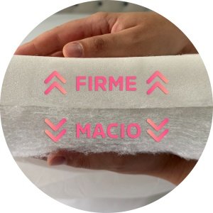 pillow top dupla face firme ou macio cirular